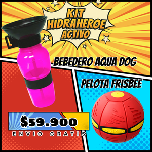 KIT HIDRAHÉROE ACTIVO 🐶⚡💦