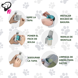 RECOGEDOR DE ARENA PARA GATOS